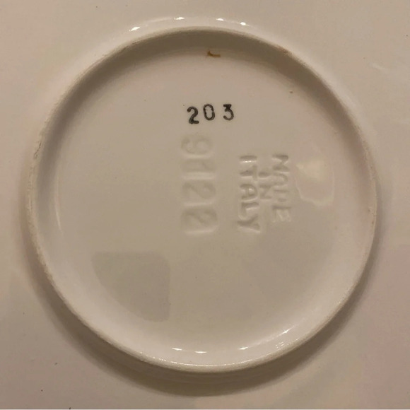 VINTAGE ITALIAN HAND
PAINTED OF LARGE SIZE PLATTER- SIGNED & NUMBERED 9922 - Picture 5 of 6